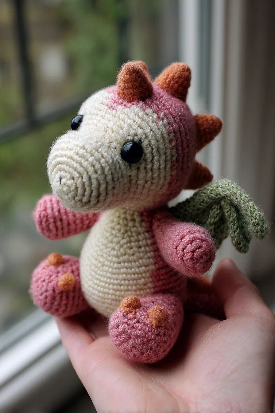 Amigurumi Baby Dragon Crochet Pattern — Small Cute Crochet Dragon Toy