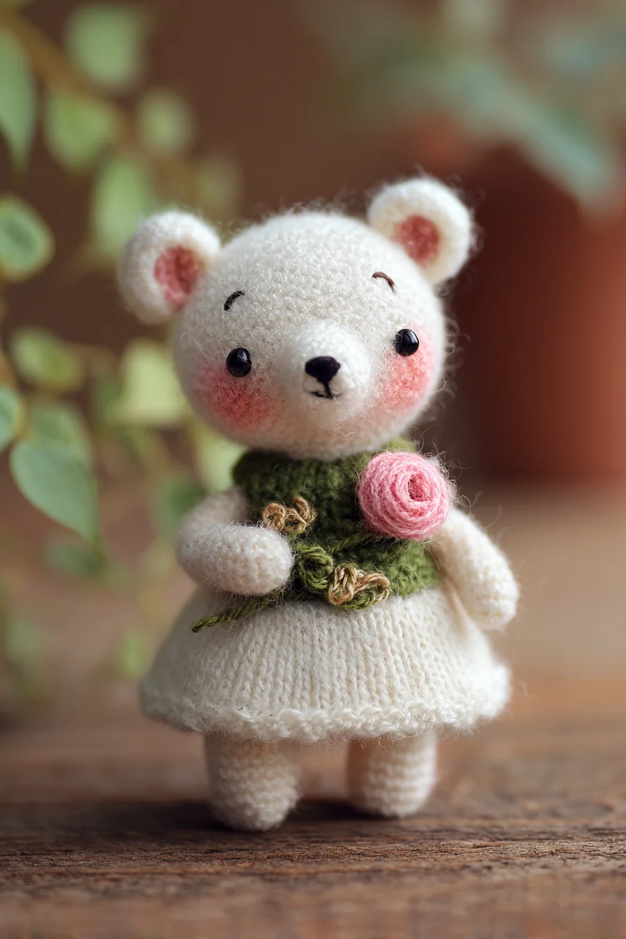 Amigurumi Bear Doll Crochet Pattern — Cute Plush Toy with Dress