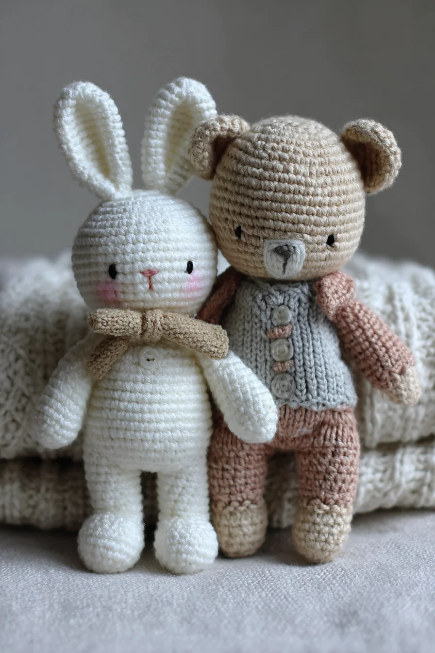 Amigurumi Bunny & Bear Crochet Pattern — Soft Toy Crochet Tutorial