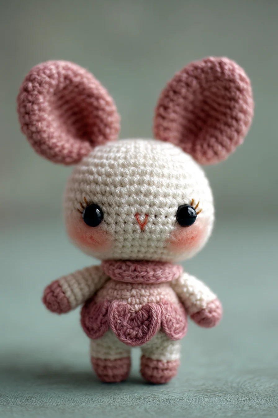 Amigurumi Bunny Crochet Doll — Small Cute Crochet Toy Pattern