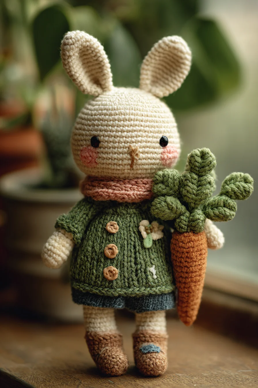 Amigurumi Bunny Crochet Pattern — Cute Carrot Buddy (Beginner to Intermediate)