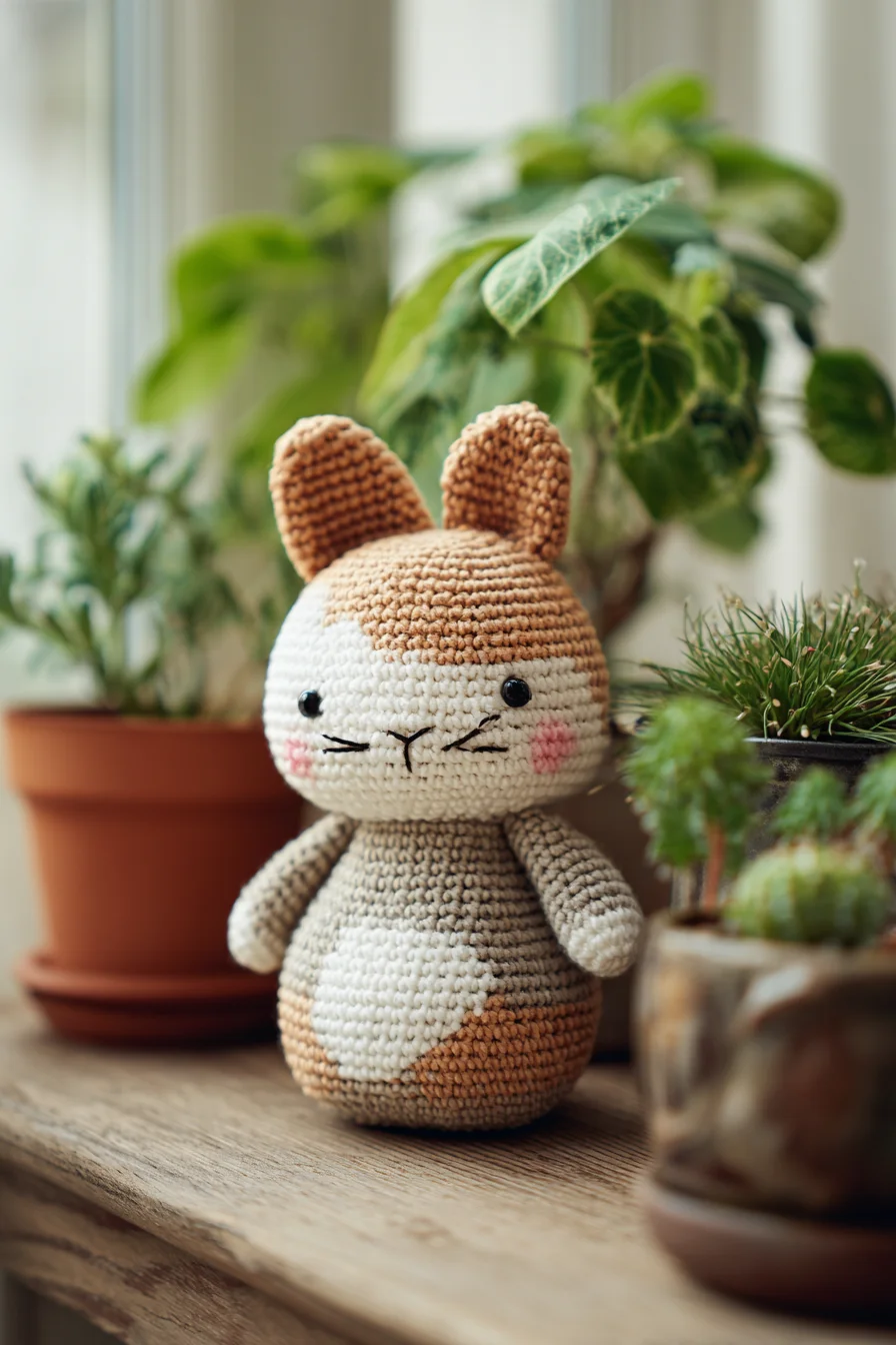 Amigurumi Bunny Crochet Pattern — Cute Round Bunny Toy for All Levels