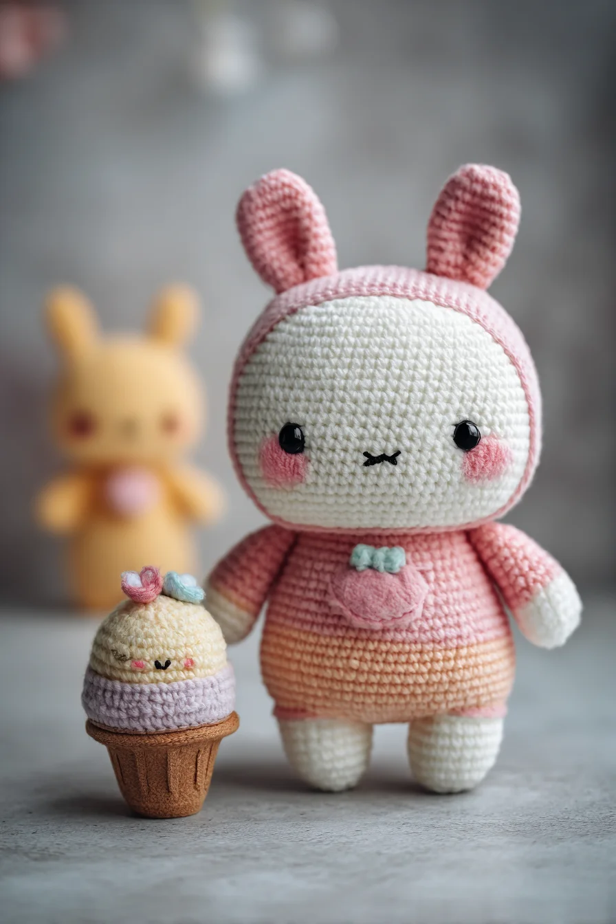 Amigurumi Bunny Doll Crochet Pattern — Cute Hooded Plush Toy