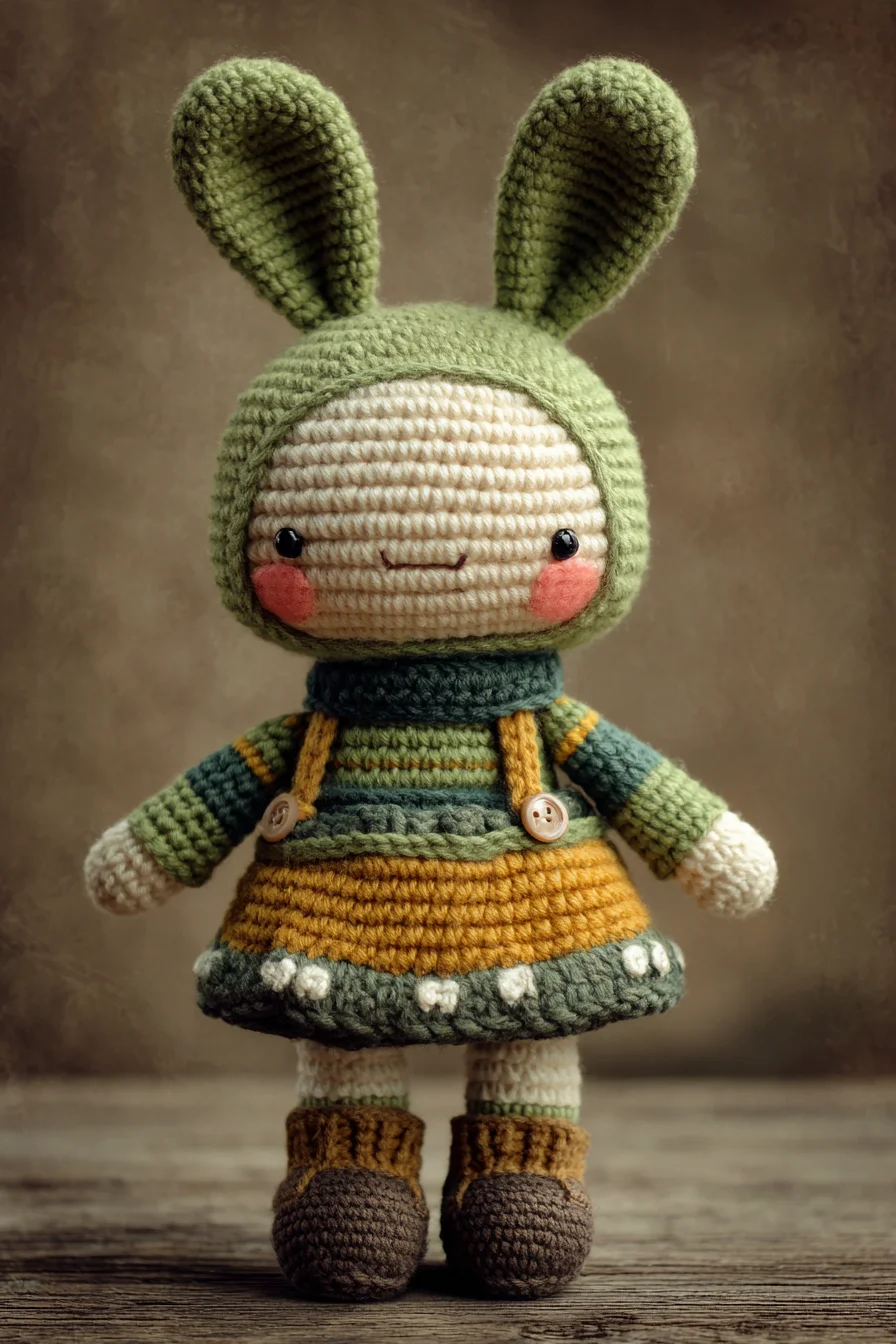 Amigurumi Bunny Doll Crochet Pattern — Easy Cute Handmade Toy