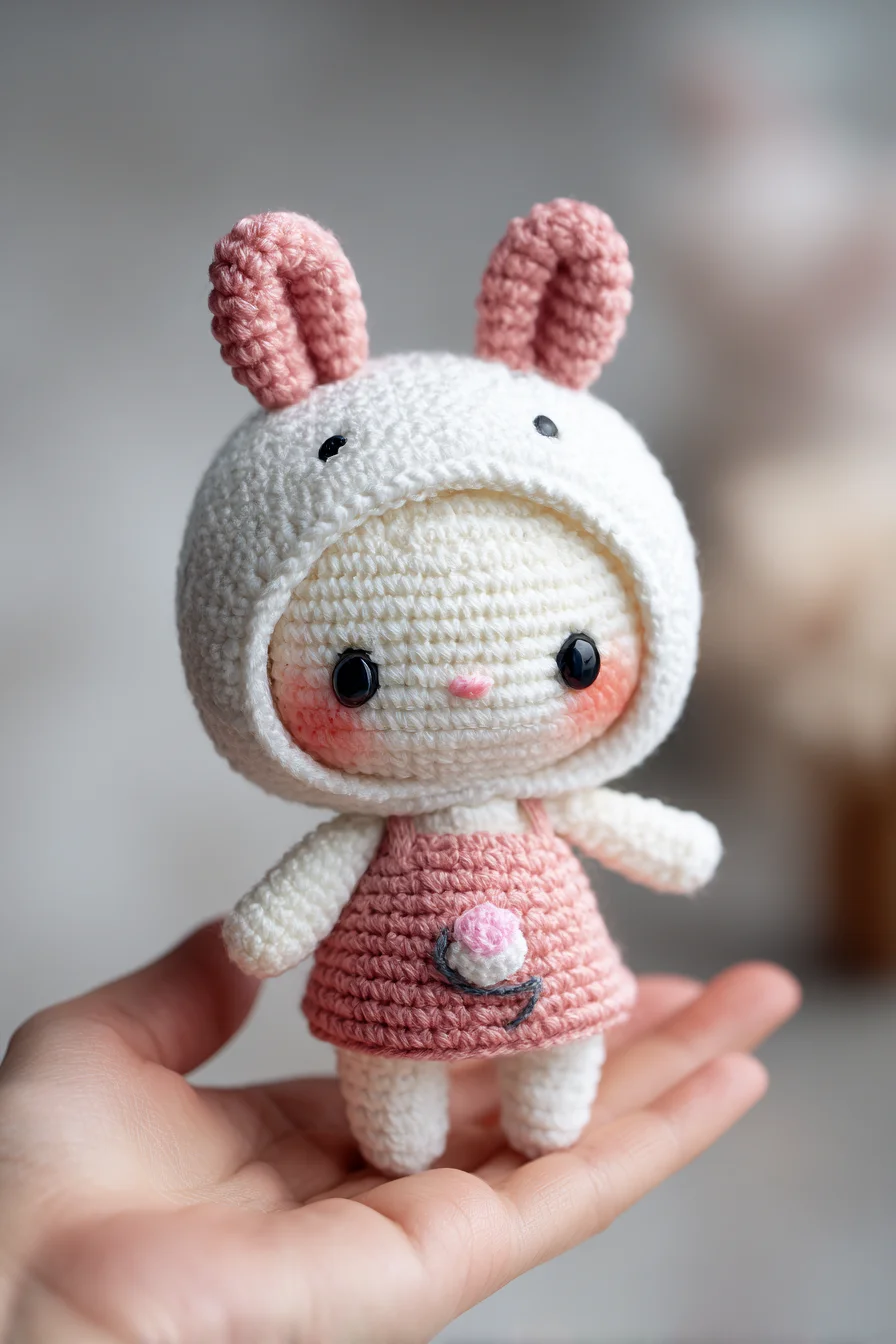 Amigurumi Bunny Doll Crochet Pattern — Mini Crochet Amigurumi