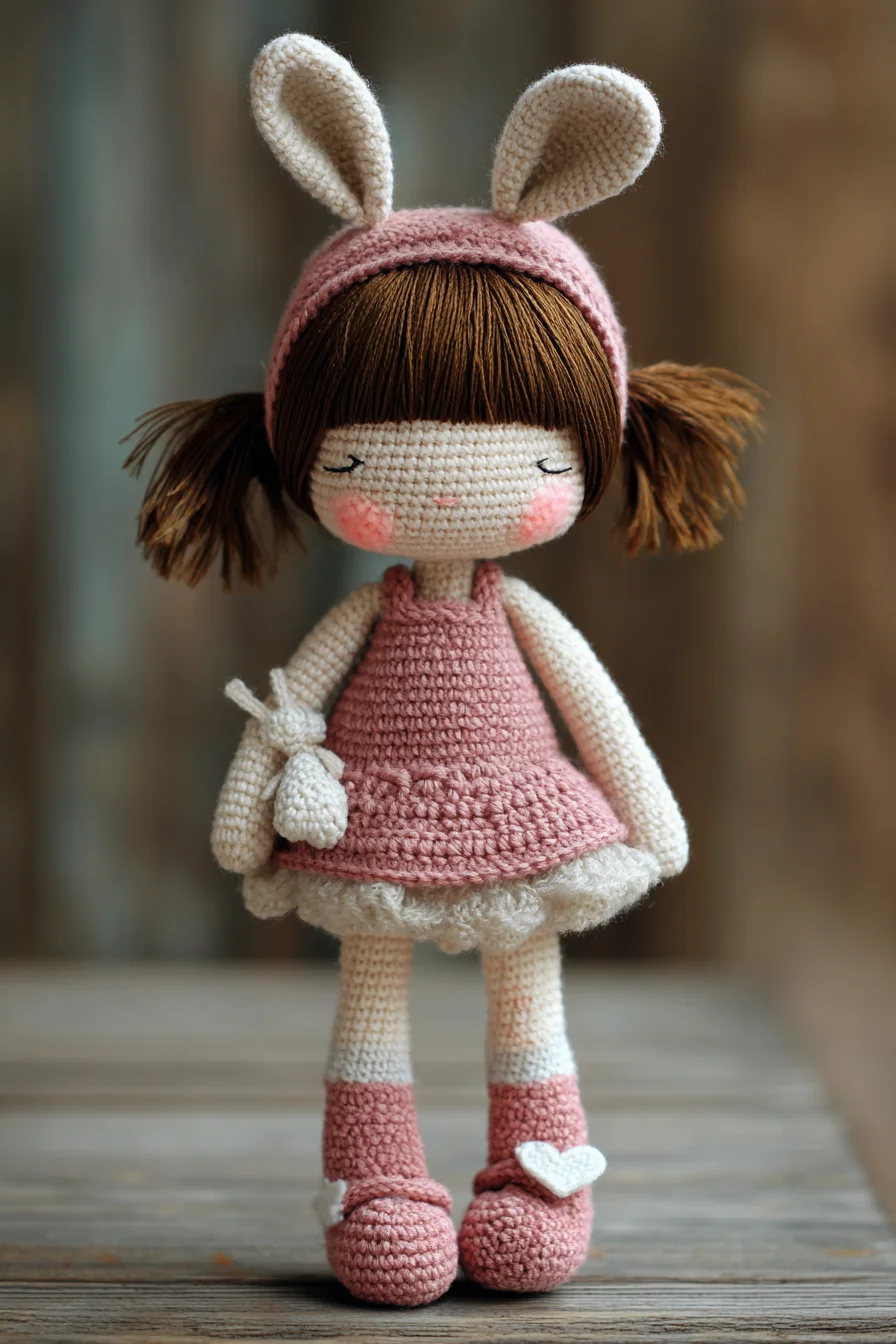 Amigurumi Bunny-Eared Doll Crochet Pattern — Cute Amigurumi Doll & Outfit