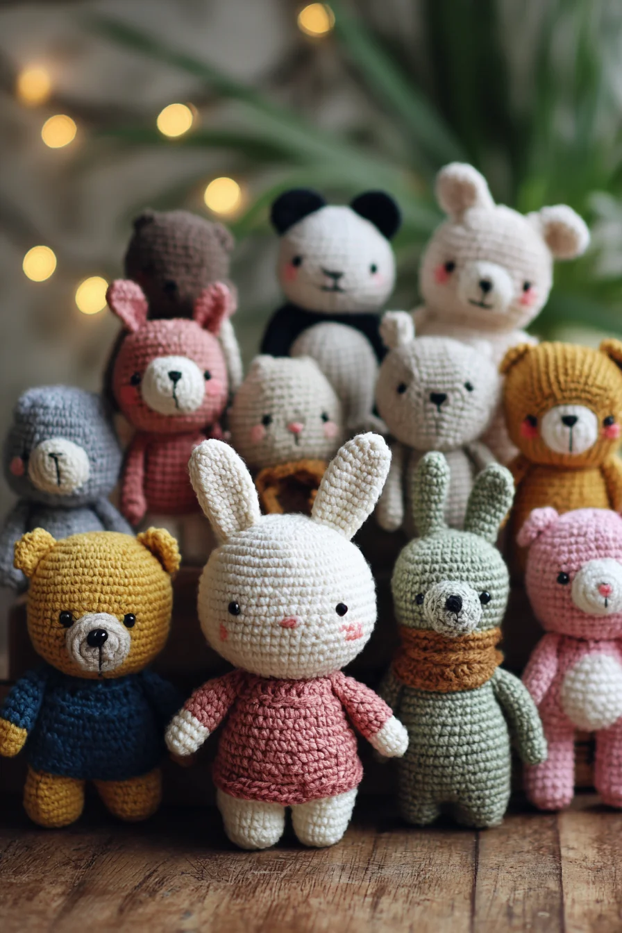 Amigurumi Bunny & Friends Crochet Pattern — Small Animal Plushies