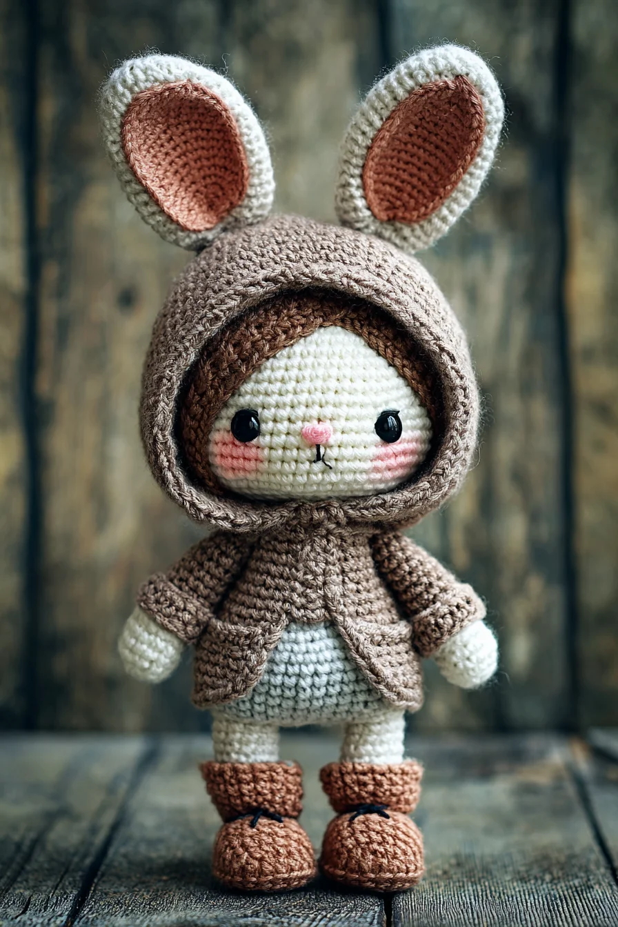 Amigurumi Bunny-Hoodie Doll — Crochet Pattern for Cute Handmade Toy