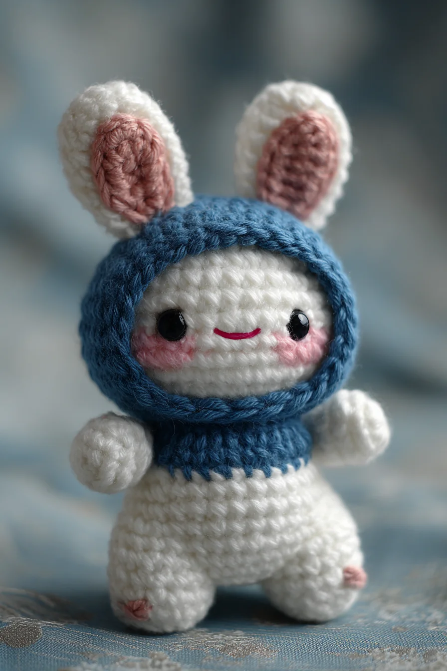 Amigurumi Bunny in Hood — Cute Crochet Pattern for Mini Toy