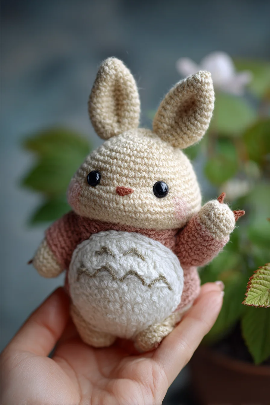Amigurumi Bunny Plush Crochet — Small Cute Animal Toy Pattern