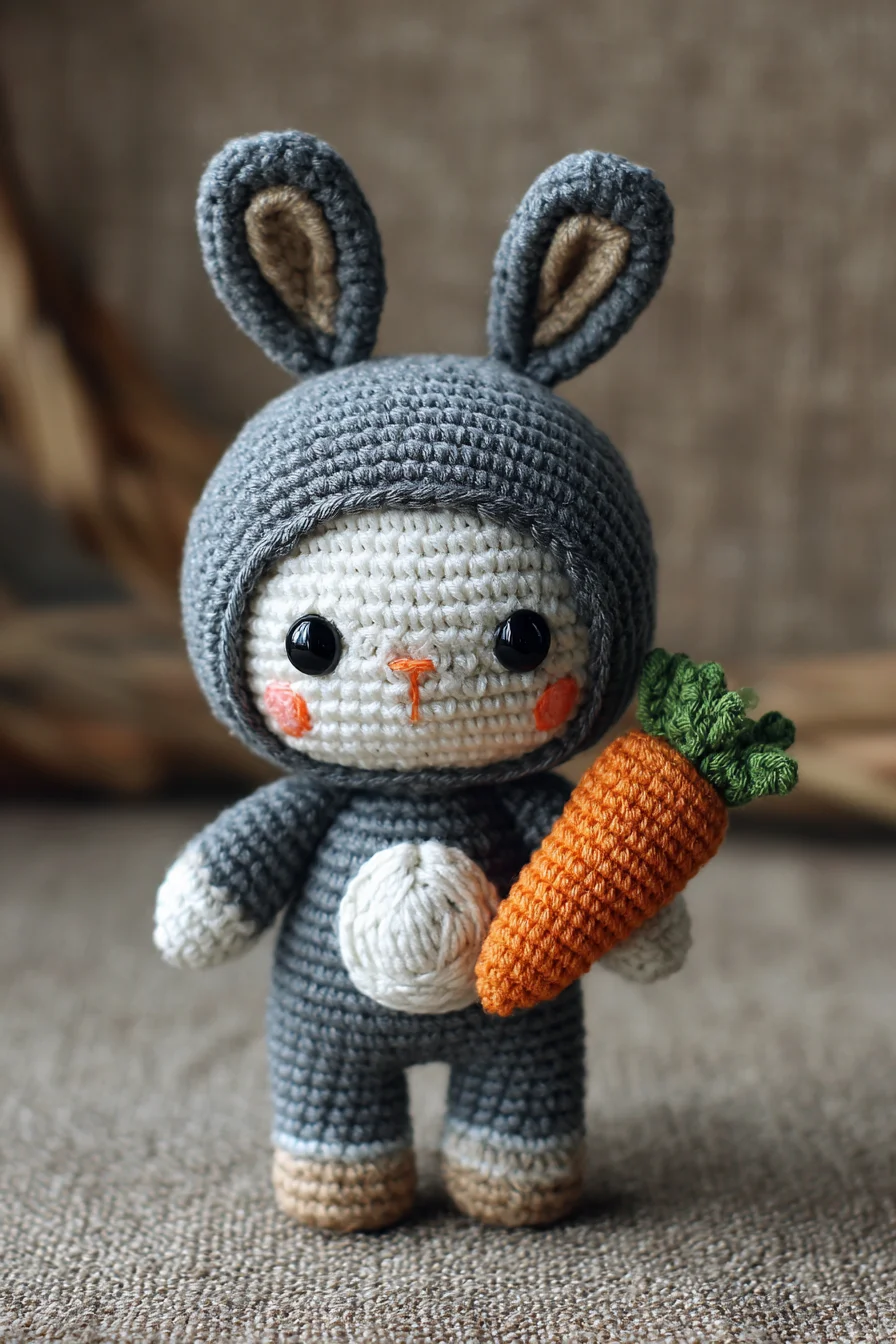 Amigurumi Bunny with Carrot — Crochet Soft Toy Pattern