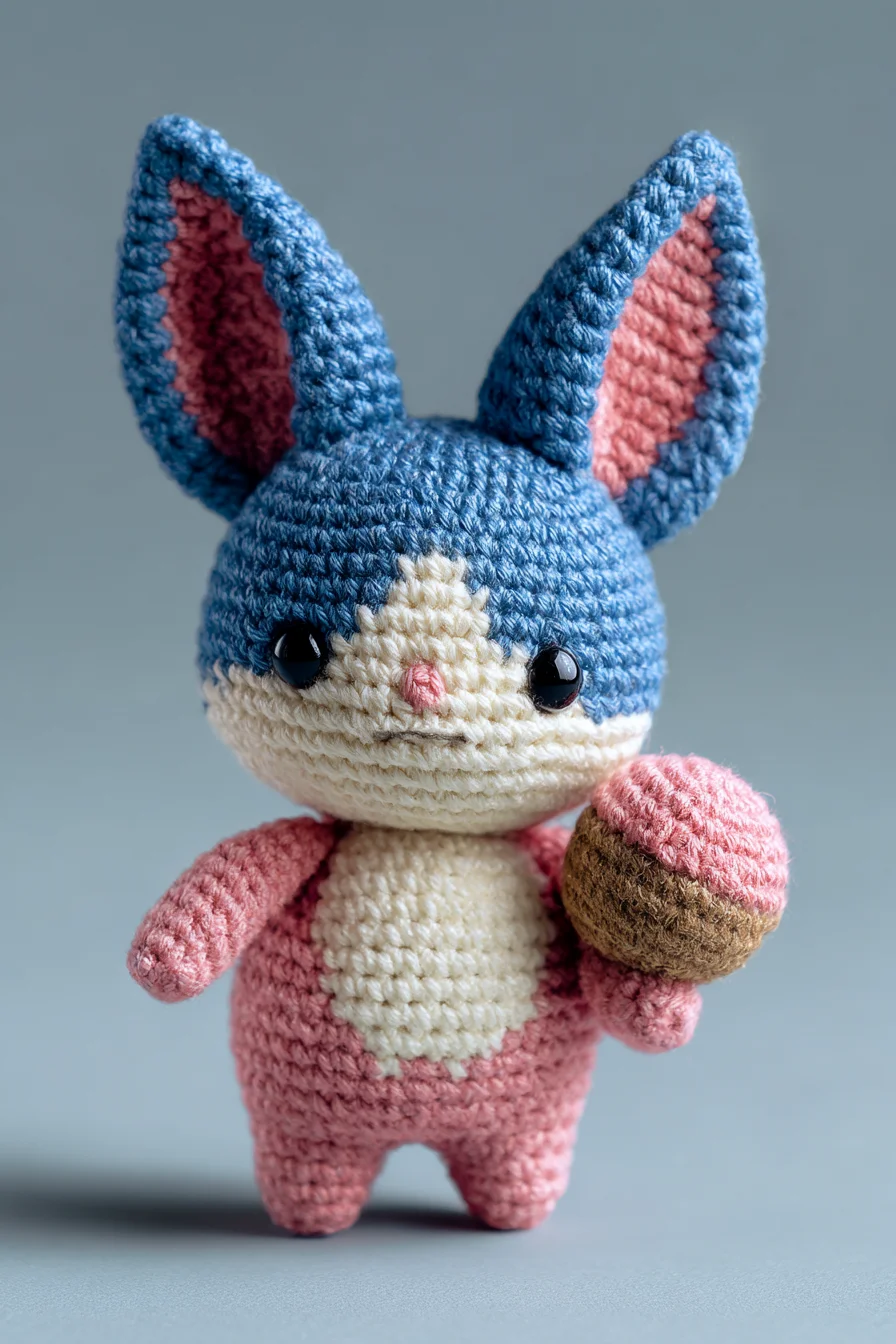 Amigurumi Bunny with Cupcake — Cute Crochet Toy Pattern (Beginner–Intermediate)