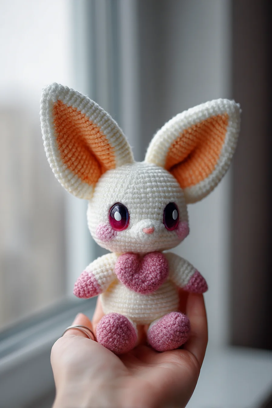 Amigurumi Bunny with Heart — Cute Crochet Plush Pattern