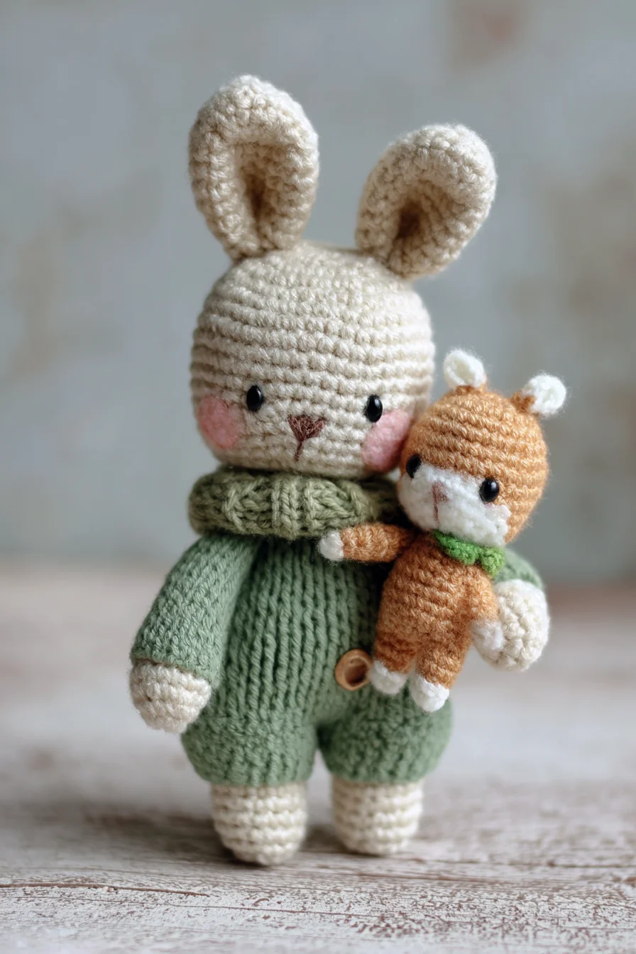 Amigurumi Bunny with Mini Fox — Cute Crochet Toy Pattern