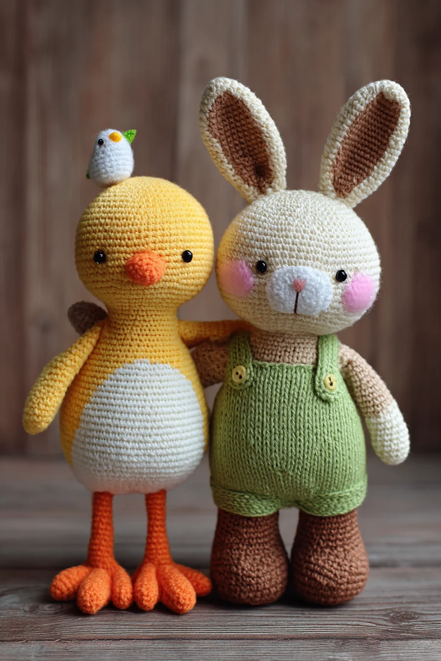 Amigurumi Chick & Bunny Crochet Pattern — Cute Crochet Toy Tutorial
