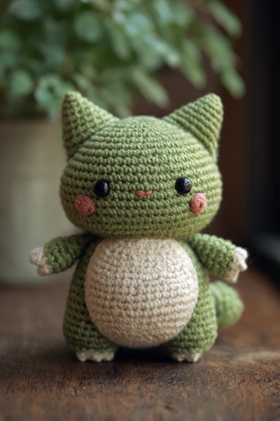 Amigurumi Chubby Cat Crochet Pattern — Cute Cat Plush (Worsted/Aran, 3.5–4mm)