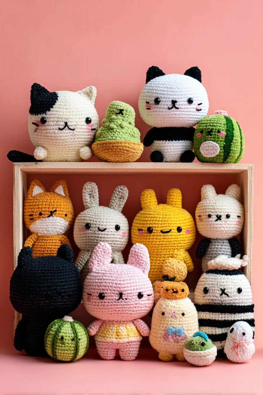 Amigurumi Crochet Animal Plushies: Easy-to-Intermediate Toy Pattern Collection