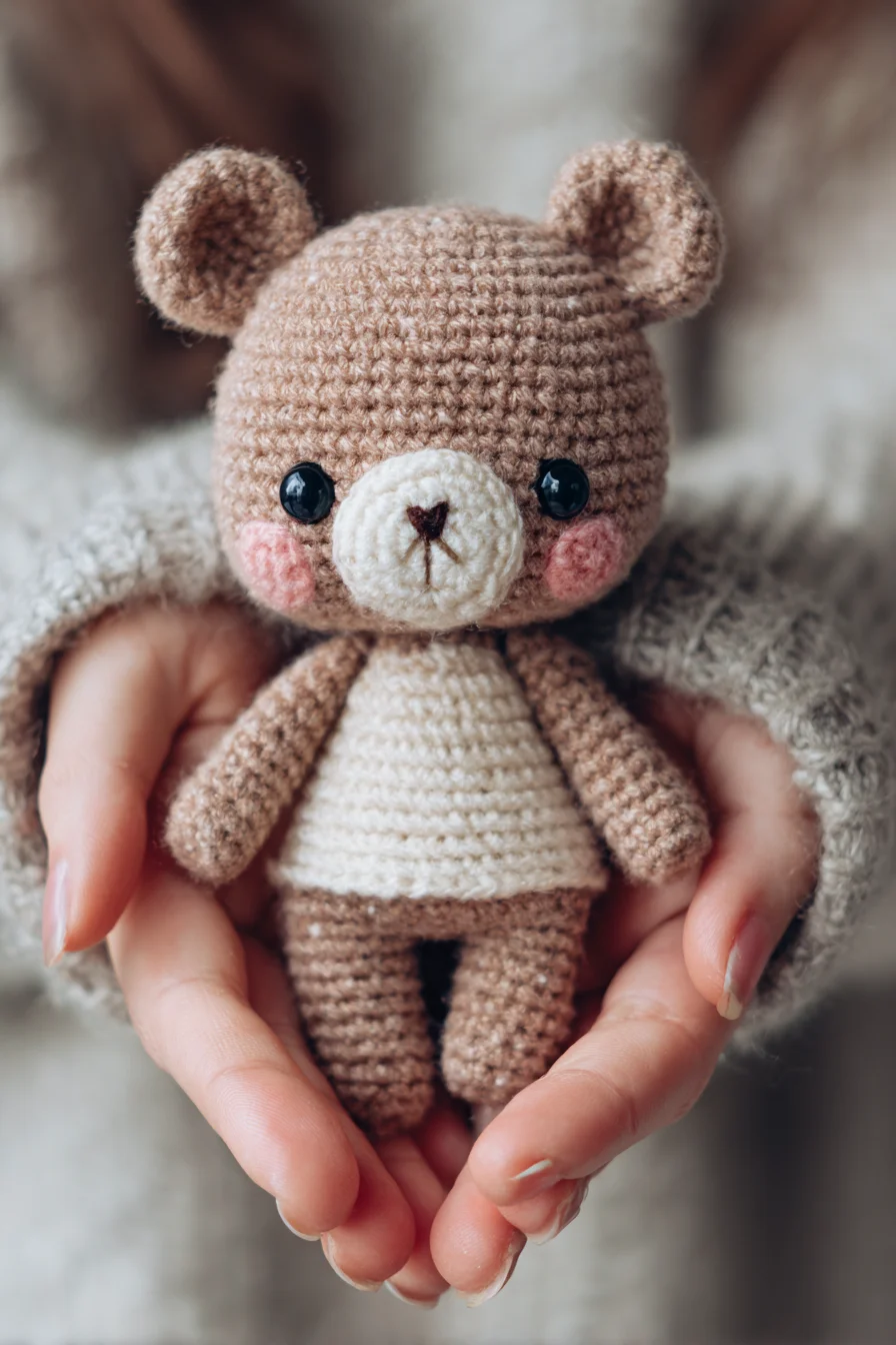 Amigurumi Crochet Bear Pattern — Cute Small Plush Toy Tutorial