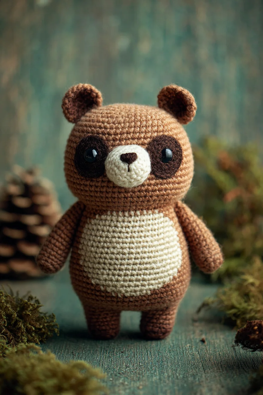 Amigurumi Crochet Bear Pattern — Cute Woodland Bear Toy