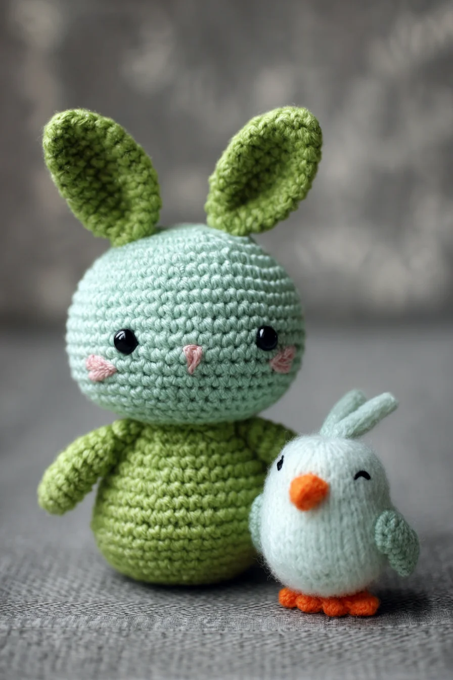 Amigurumi Crochet Bunny & Bird Pattern — Cute Plush Toy Tutorial