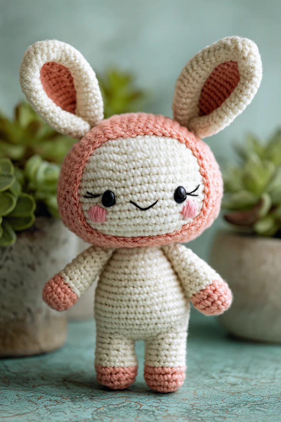 Amigurumi Crochet Bunny Doll — Easy Hooded Crochet Soft Toy Pattern