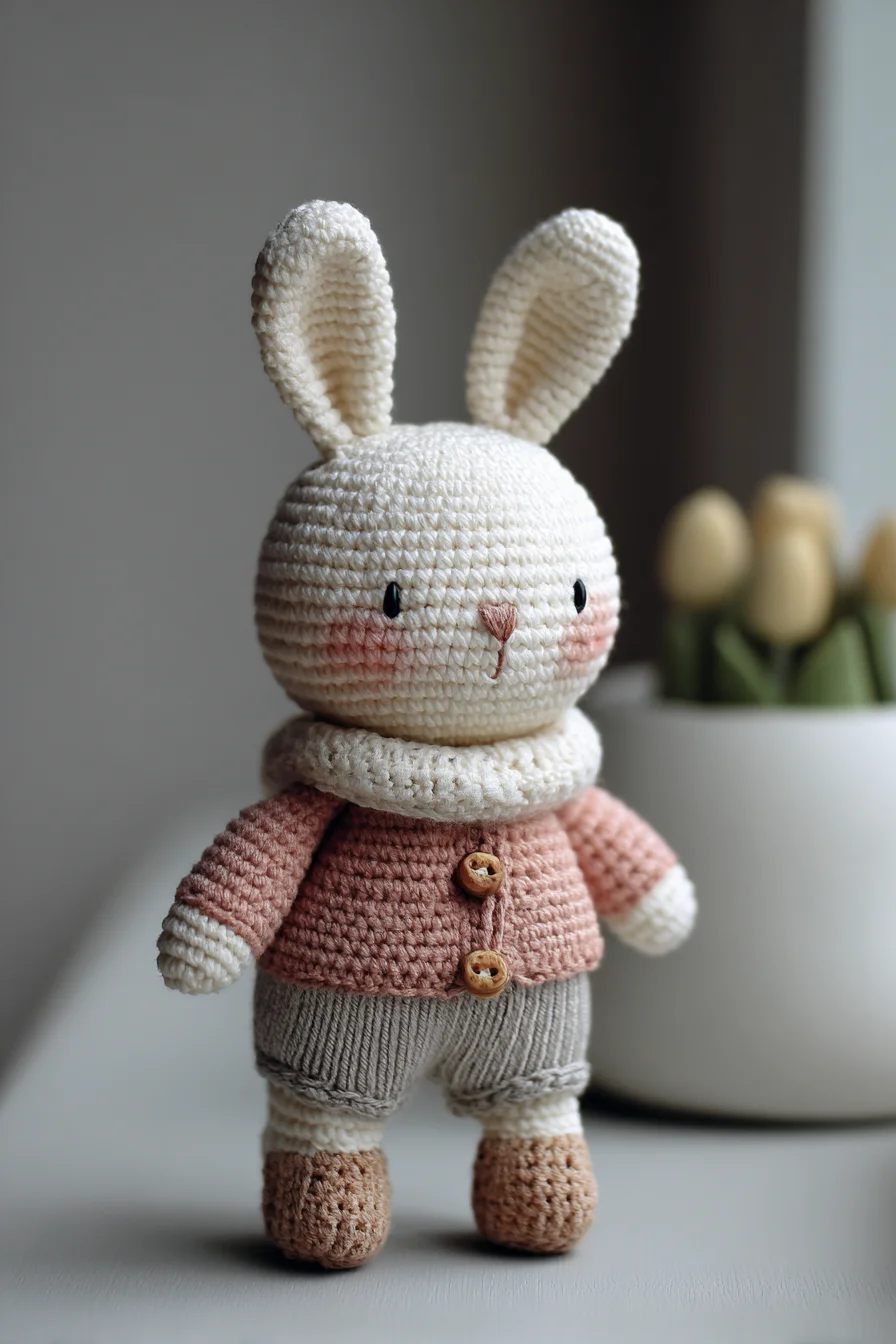 Amigurumi Crochet Bunny Doll — Easy-Intermediate Crochet Plush Pattern