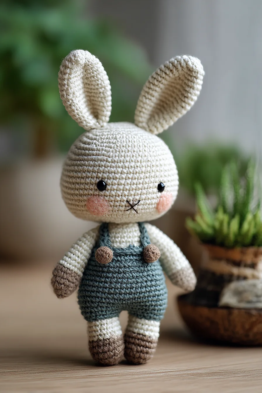 Amigurumi Crochet Bunny Doll — Easy-Intermediate Doll Pattern for DK Yarn