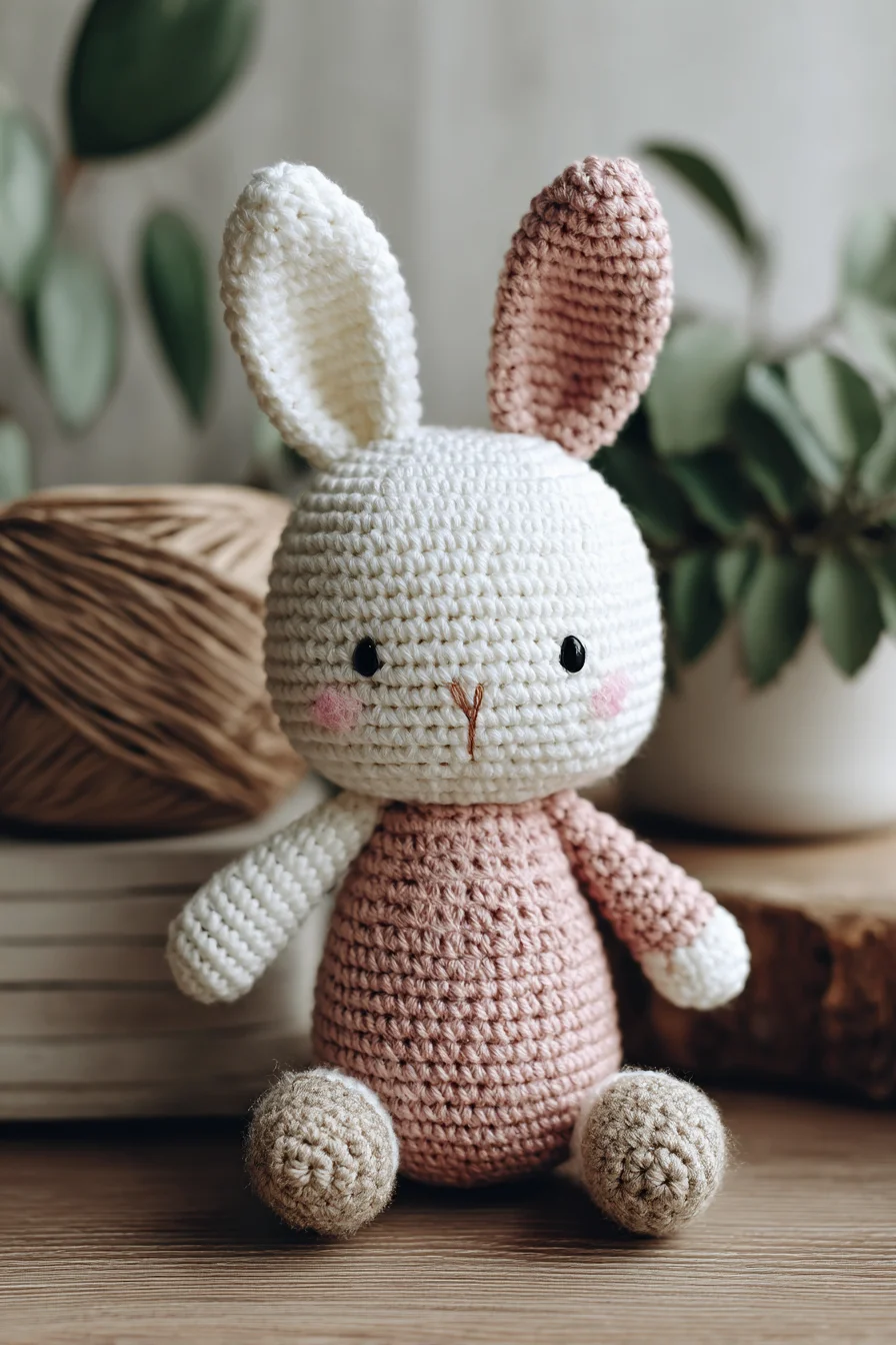 Amigurumi Crochet Bunny Doll — Easy–Intermediate Pattern (Worsted Weight)