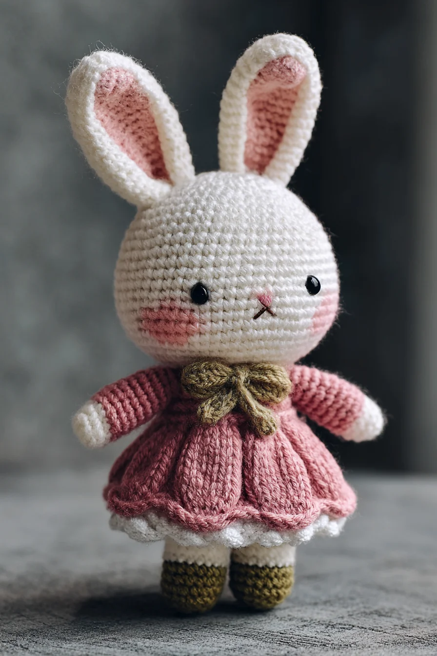 Amigurumi Crochet Bunny Doll with Dress – Cute Amigurumi Crochet Pattern