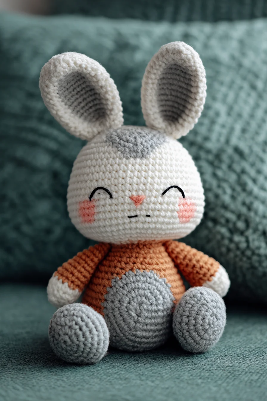 Amigurumi Crochet Bunny — Easy-Intermediate Plush Pattern (Worsted Weight)