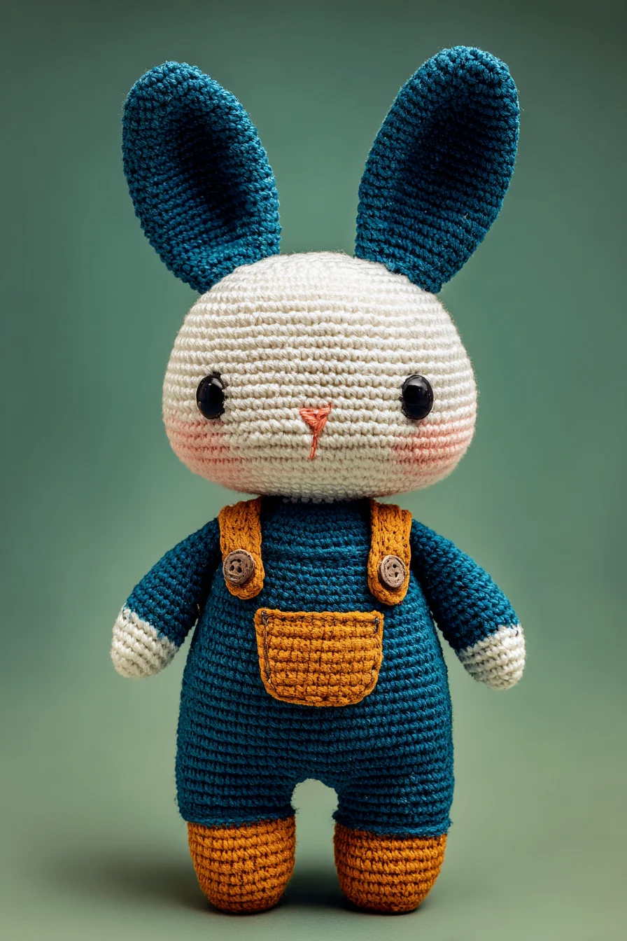 Amigurumi Crochet Bunny in Overalls — Cute Plush Pattern & Tips