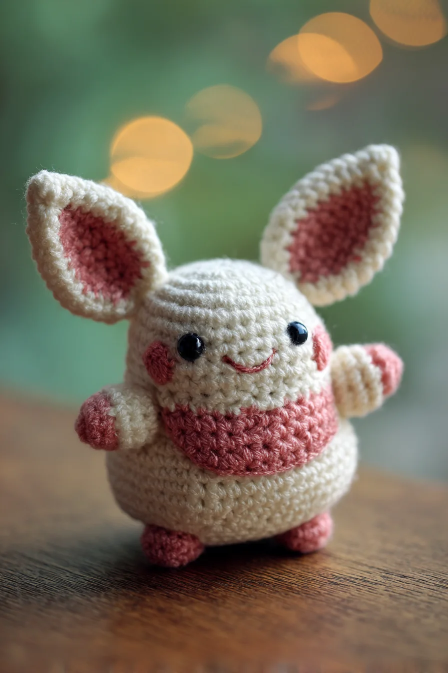 Amigurumi Crochet Bunny Plush — Cute Round Toy Pattern