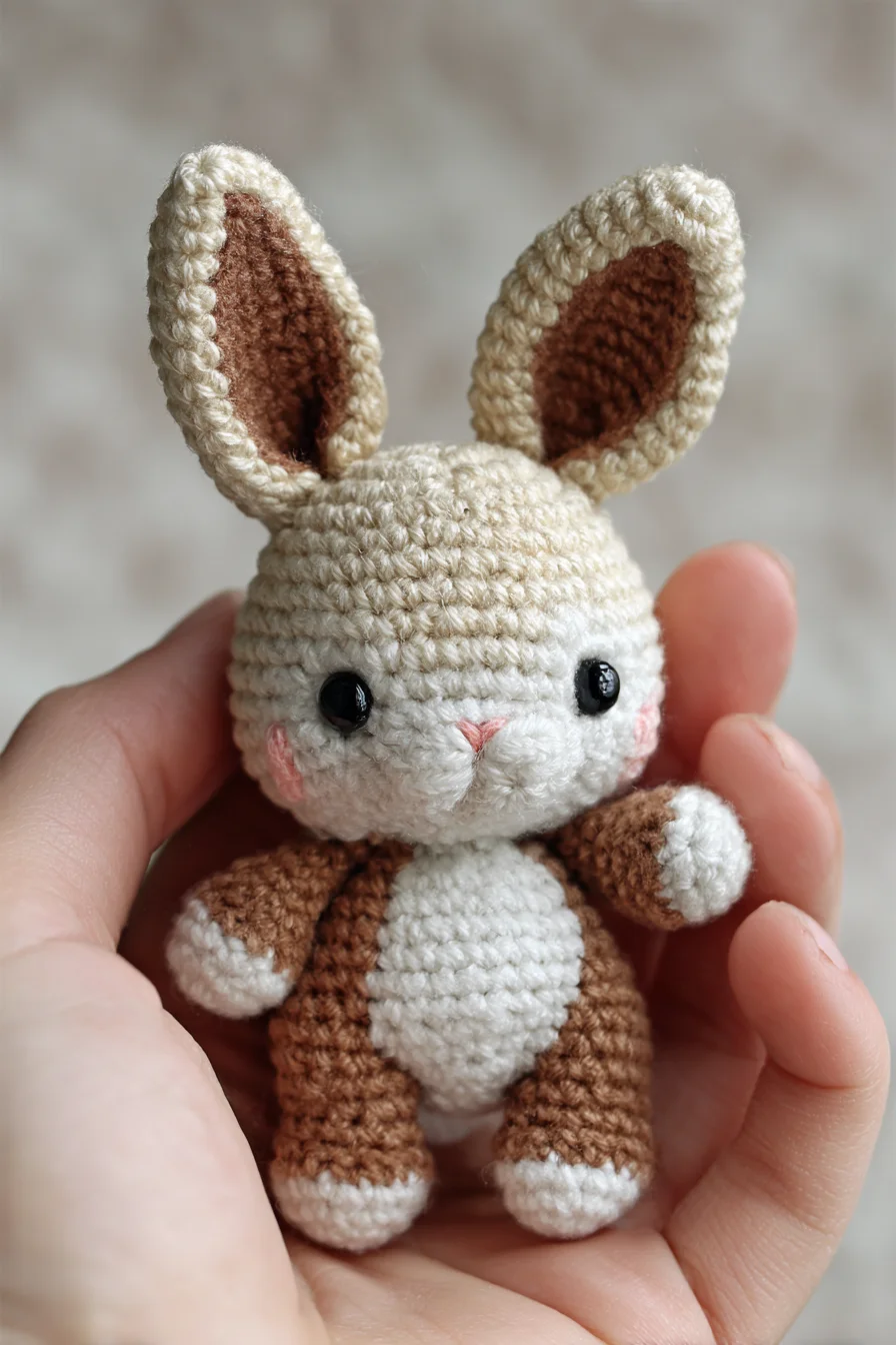Amigurumi Crochet Bunny — Small Handheld Bunny Pattern (Beginner-Friendly)
