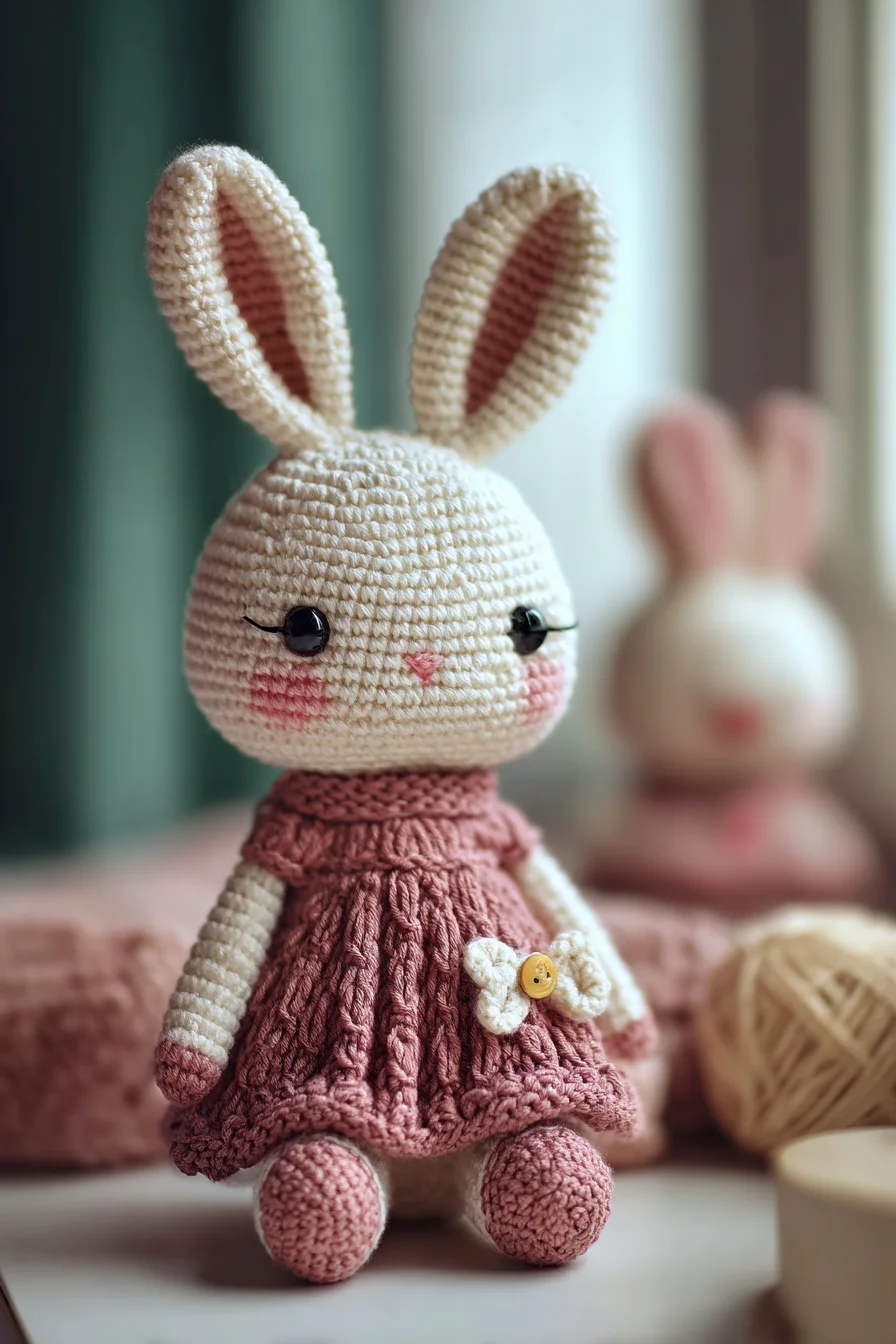 Amigurumi Crochet Bunny — Sweet Handheld Bunny Toy Pattern
