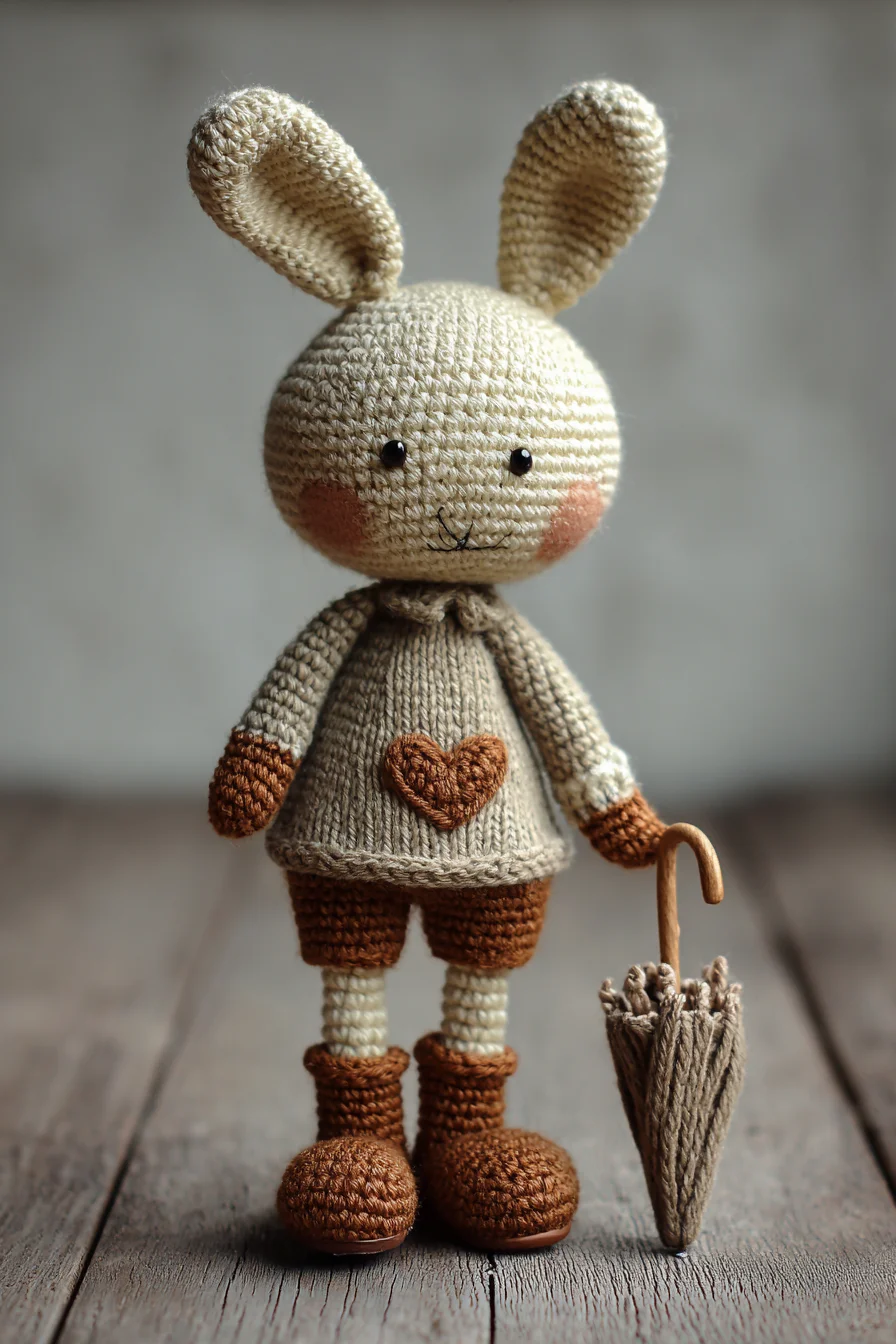 ## Amigurumi Crochet Bunny — Sweet Handheld Rabbit Pattern