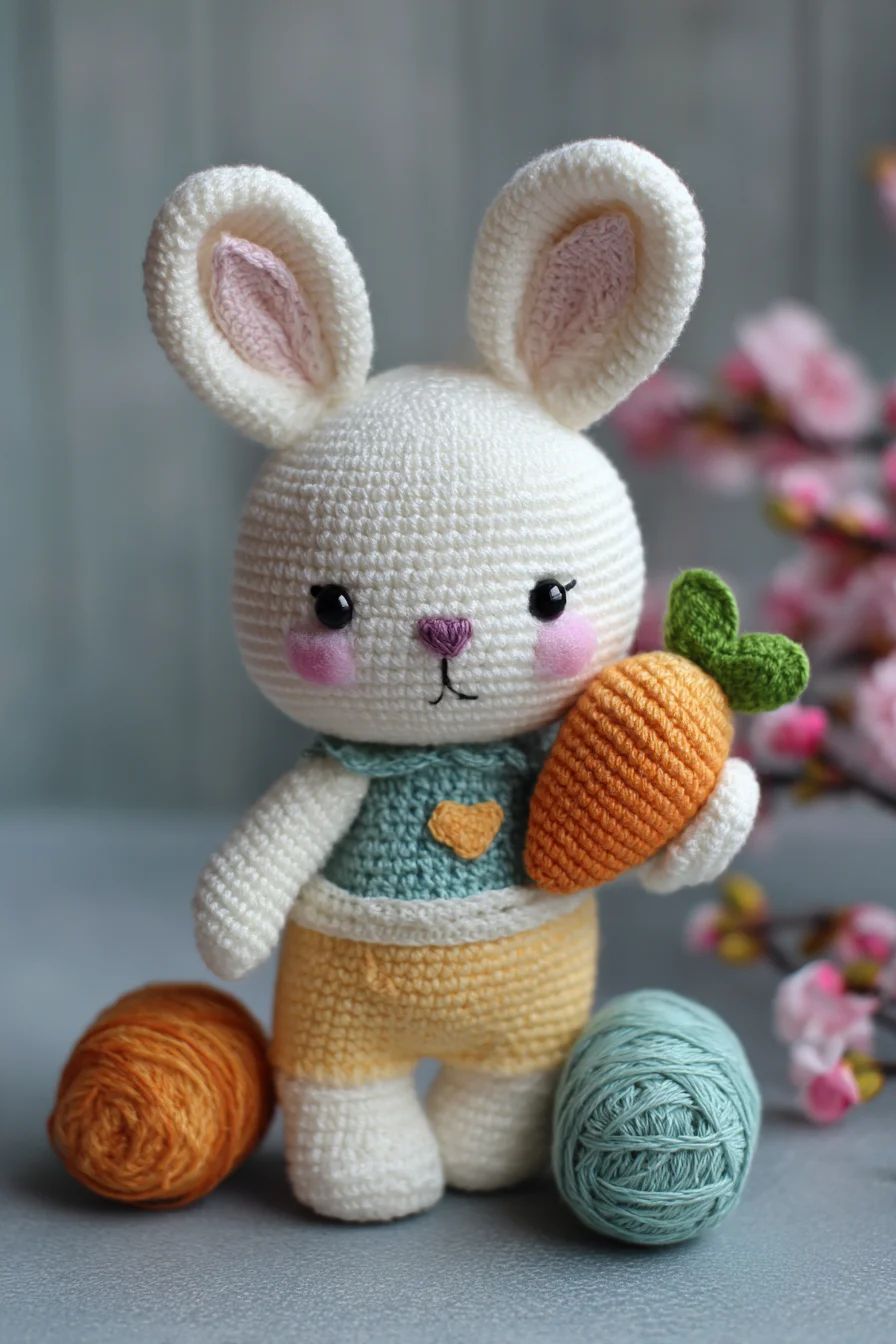 Amigurumi Crochet Bunny with Carrot — Cute Plush Toy Pattern