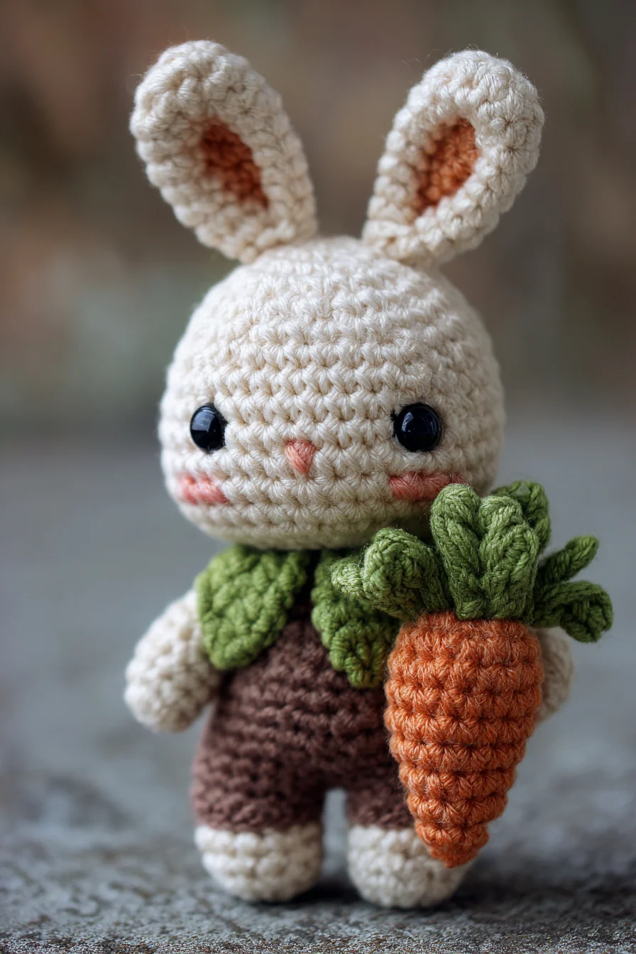 Amigurumi Crochet Bunny with Carrot — Cute Small Toy Pattern