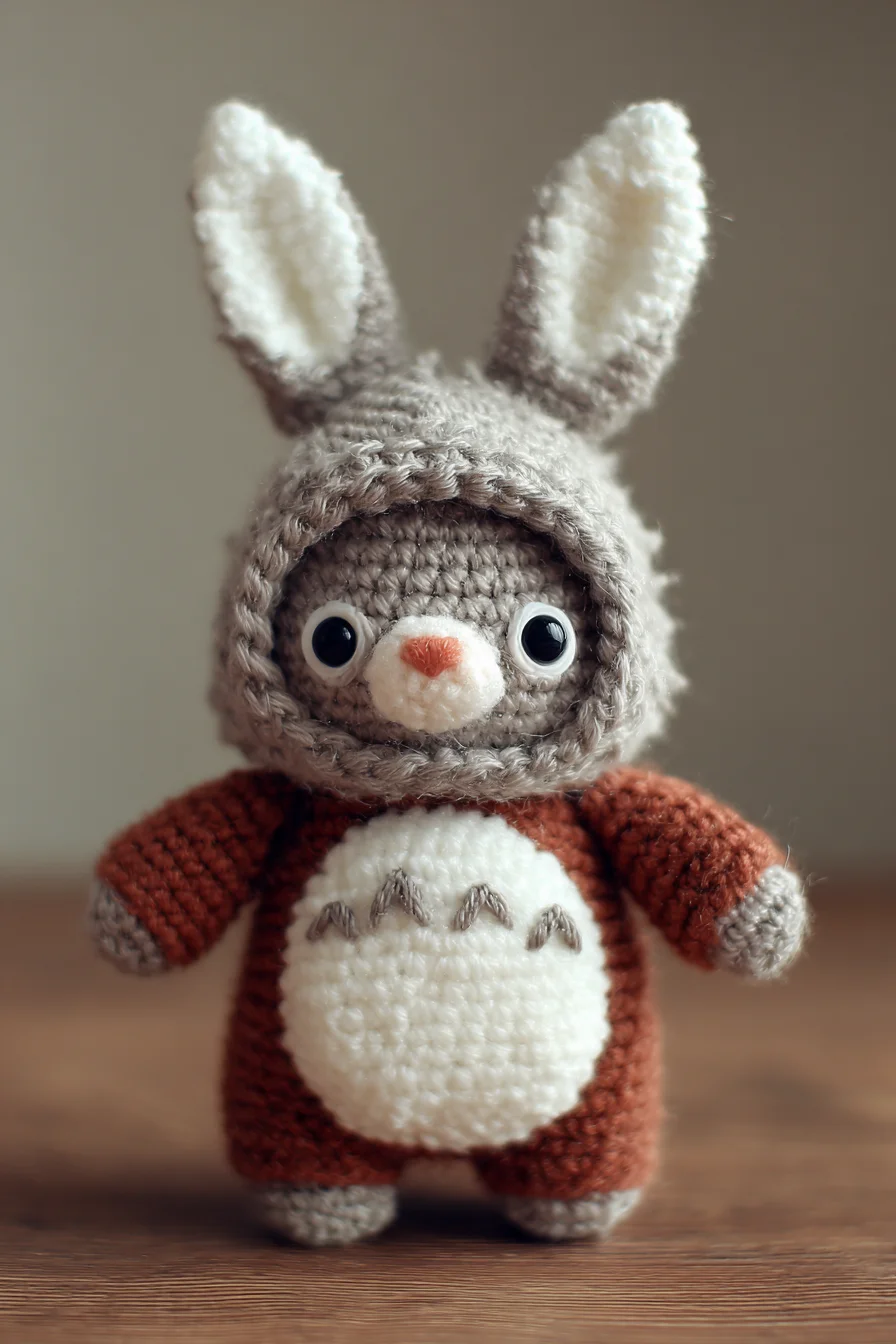 Amigurumi Crochet Bunny with Hood — Cute Plush Toy Pattern