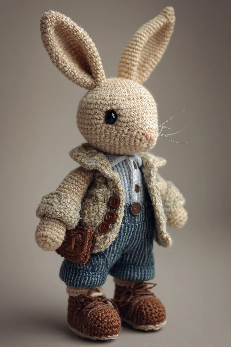 Amigurumi Crochet Bunny with Removable Outfit — Pattern & Tips