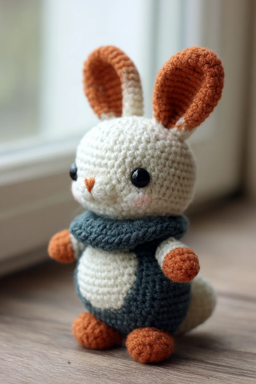 Amigurumi Crochet Bunny — Worsted-Weight Plush Bunny with Scarf