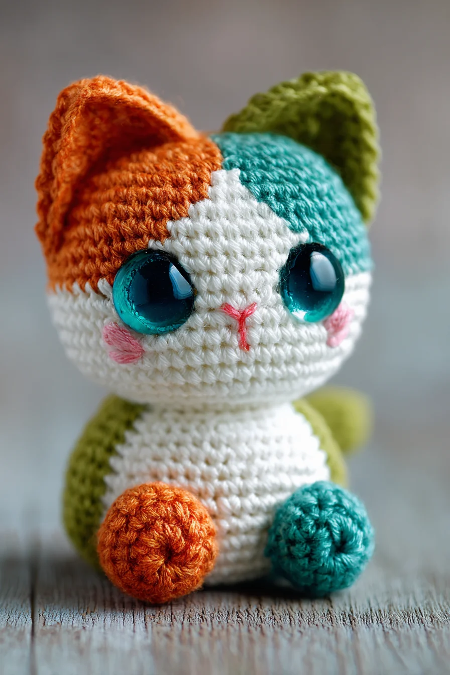 Amigurumi Crochet Calico Cat — Small Cute Cat Pattern