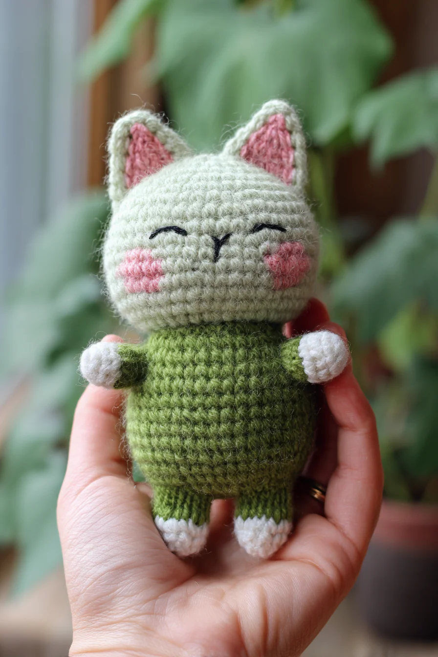 Amigurumi Crochet Cat — Tiny Cute Crochet Cat Plush Pattern