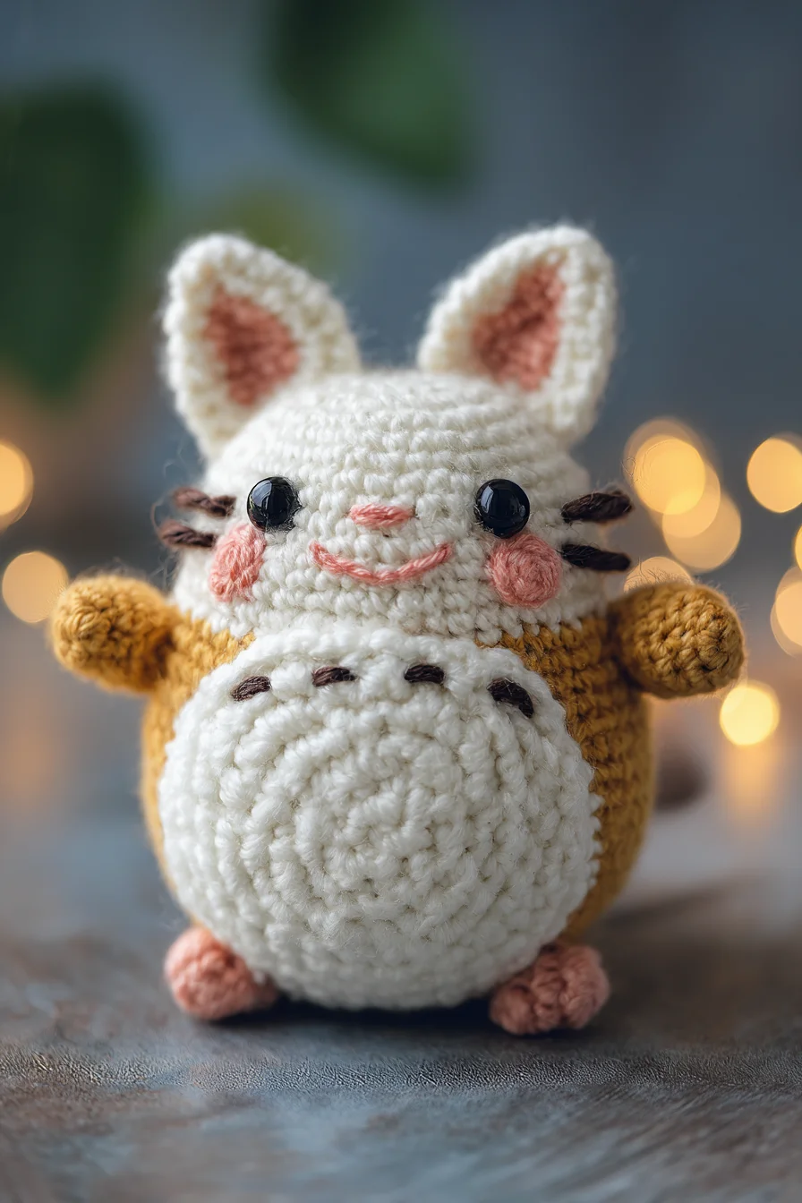 Amigurumi Crochet Chubby Cat Plush — Easy-to-Intermediate Crochet Pattern