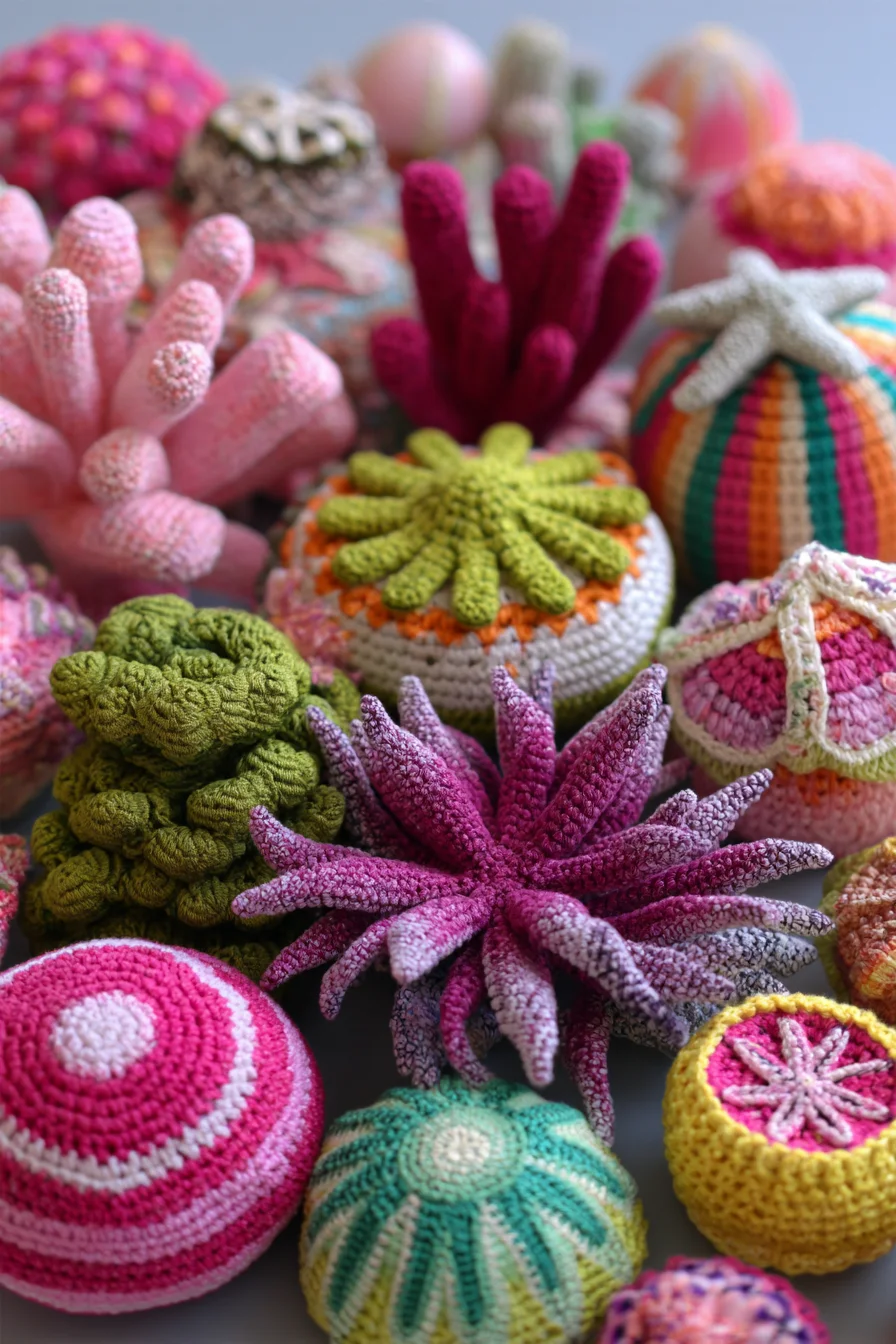 Amigurumi Crochet Coral Reef: Sea Anemones, Corals & Textured Motifs