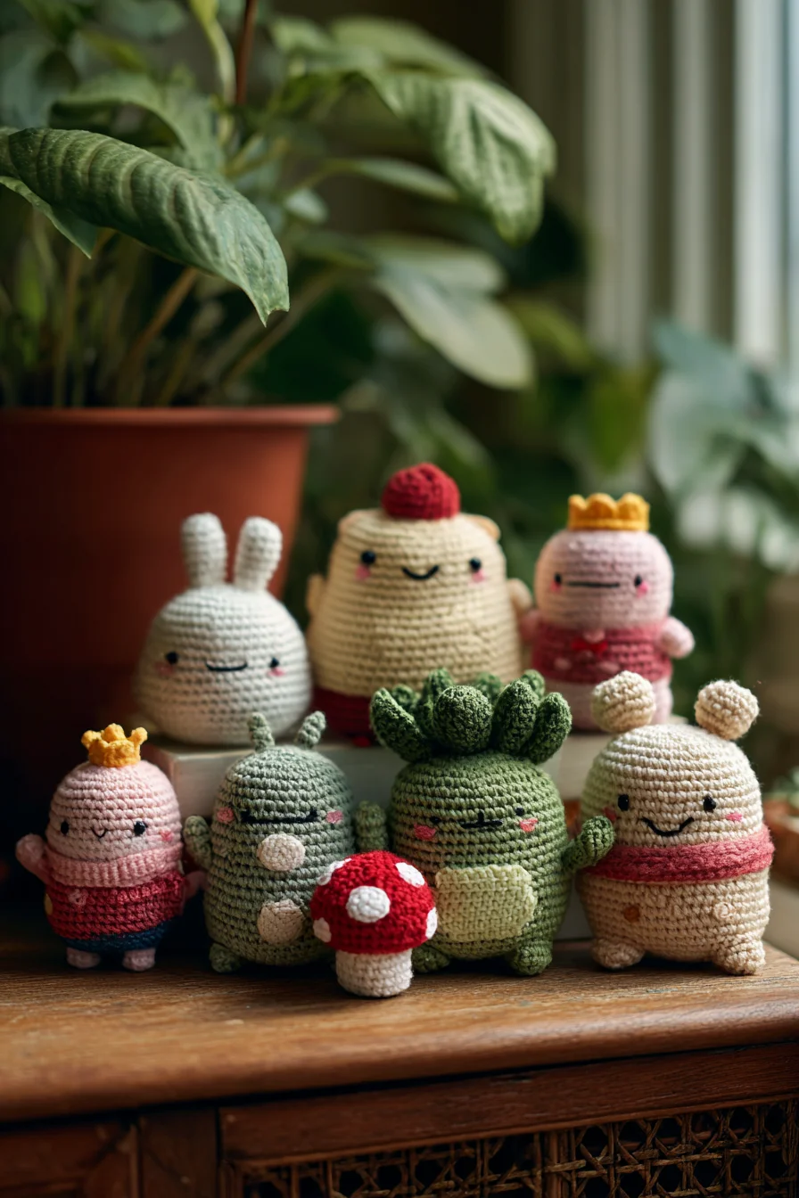 Amigurumi Crochet Cute Characters — Small Plush Toy Pattern (Beginner-Friendly)