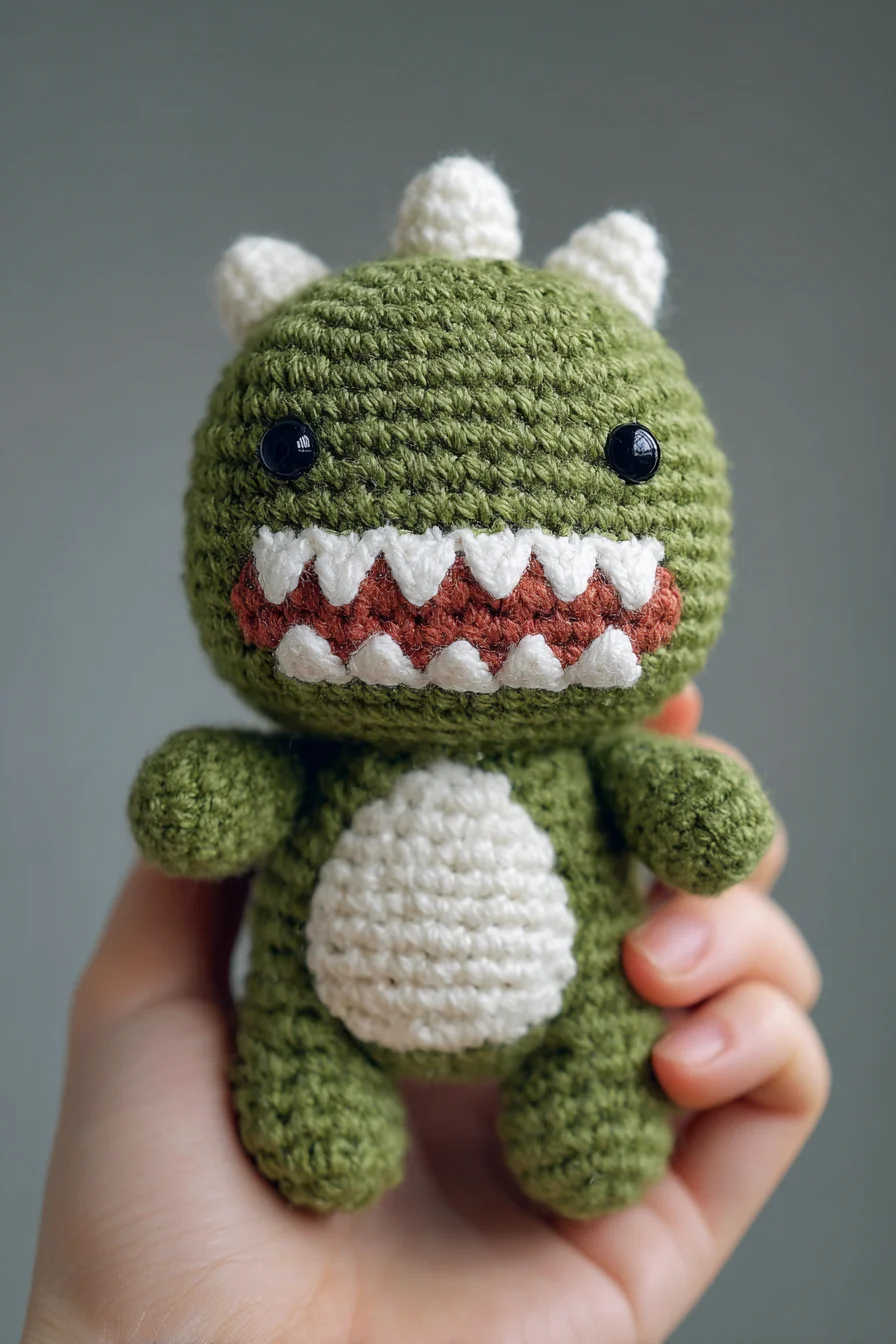 Amigurumi Crochet Dino: Cute Green Dinosaur Plush Pattern