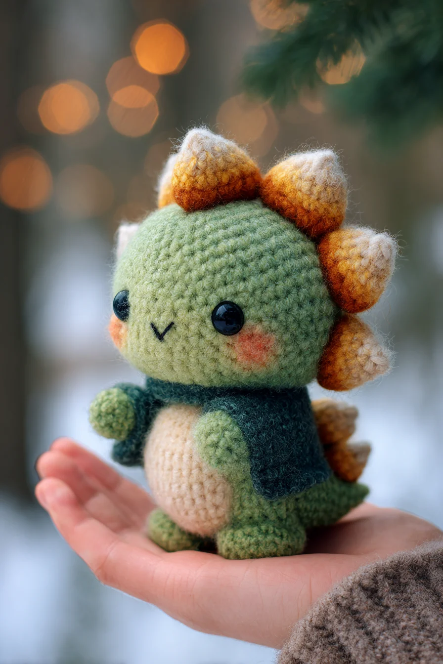 Amigurumi Crochet Dino — Cute Stegosaurus Plush Pattern
