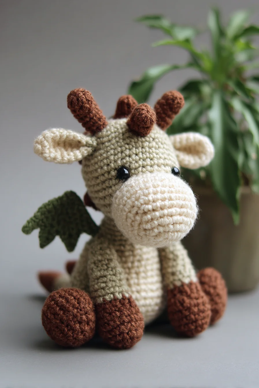 Amigurumi Crochet Dragon‑Giraffe Toy Pattern