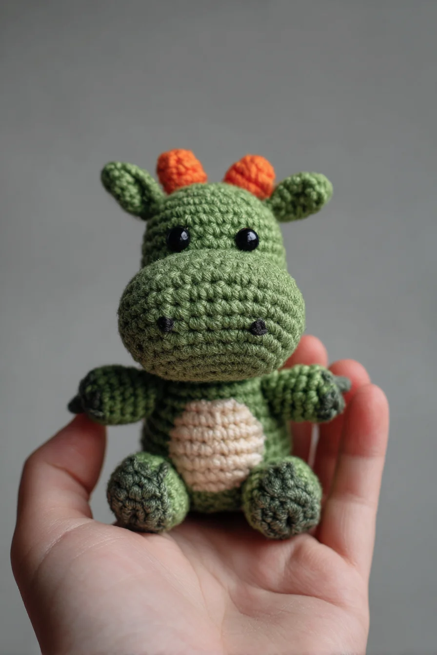 Amigurumi Crochet Dragon — Small Handheld Crochet Toy Pattern