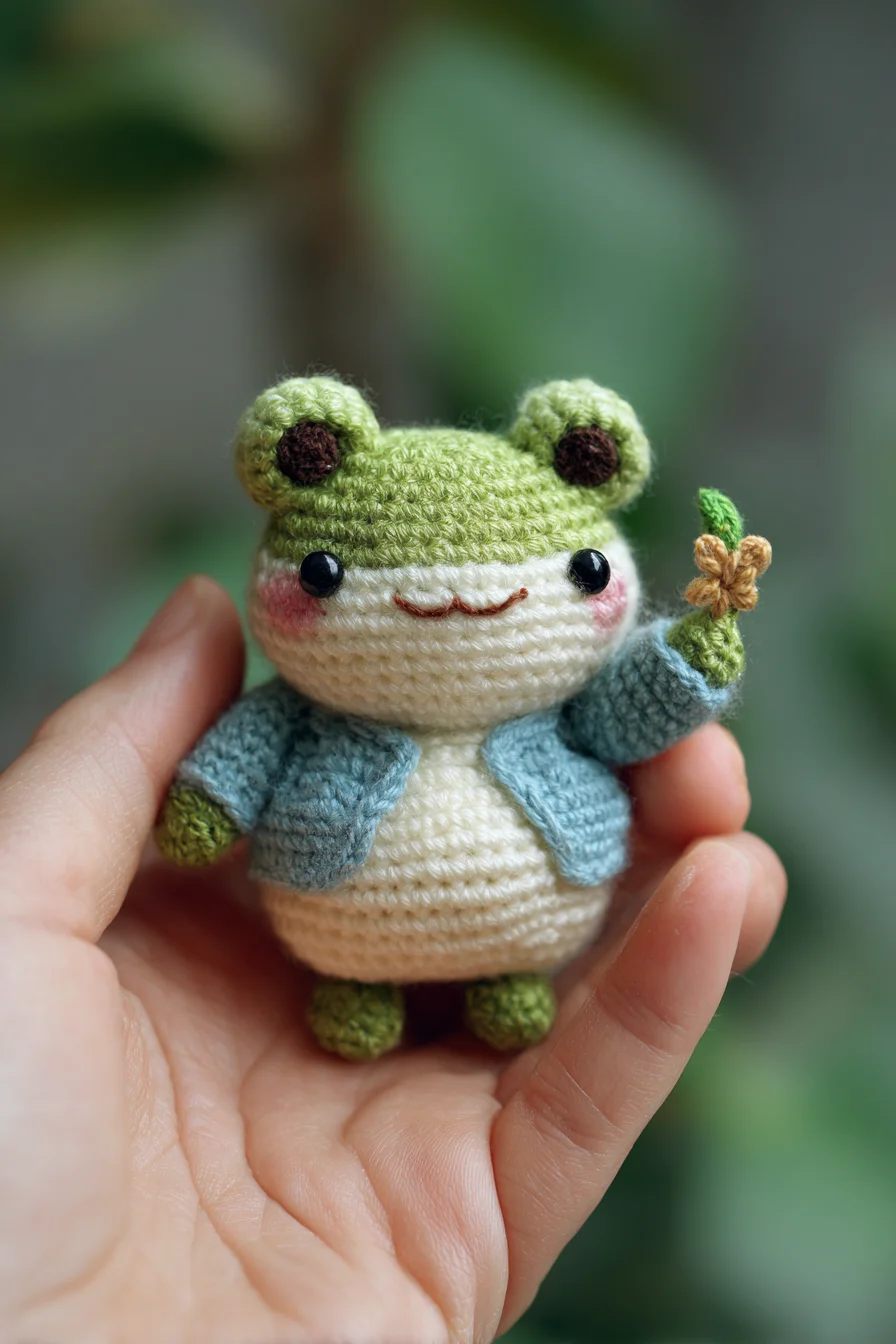 Amigurumi Crochet Frog Pattern — Cute Mini Frog Plush (Easy–Intermediate)